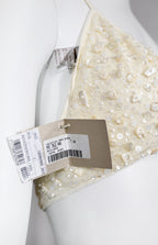 Valentino Shell Embellished Tulle Bra