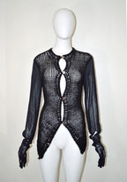 Comme des Garcons 1989 Knit Cardigan with Gloves