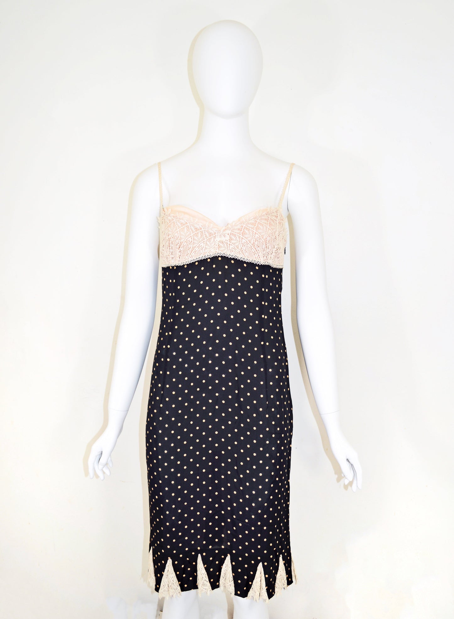 Valentino Boutique SS 2000 Polka Dot Dress