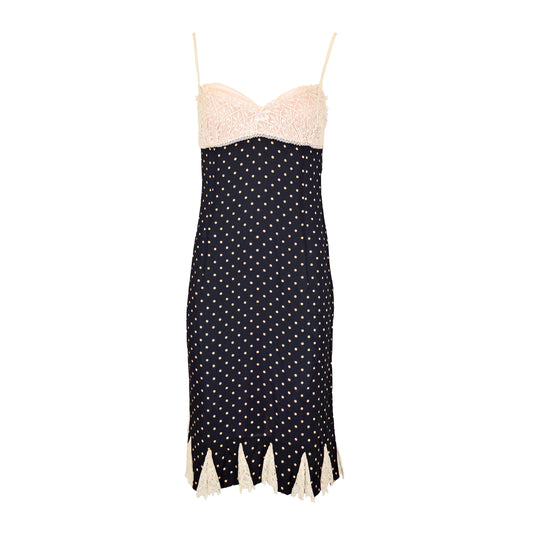 Valentino Boutique SS 2000 Polka Dot Dress