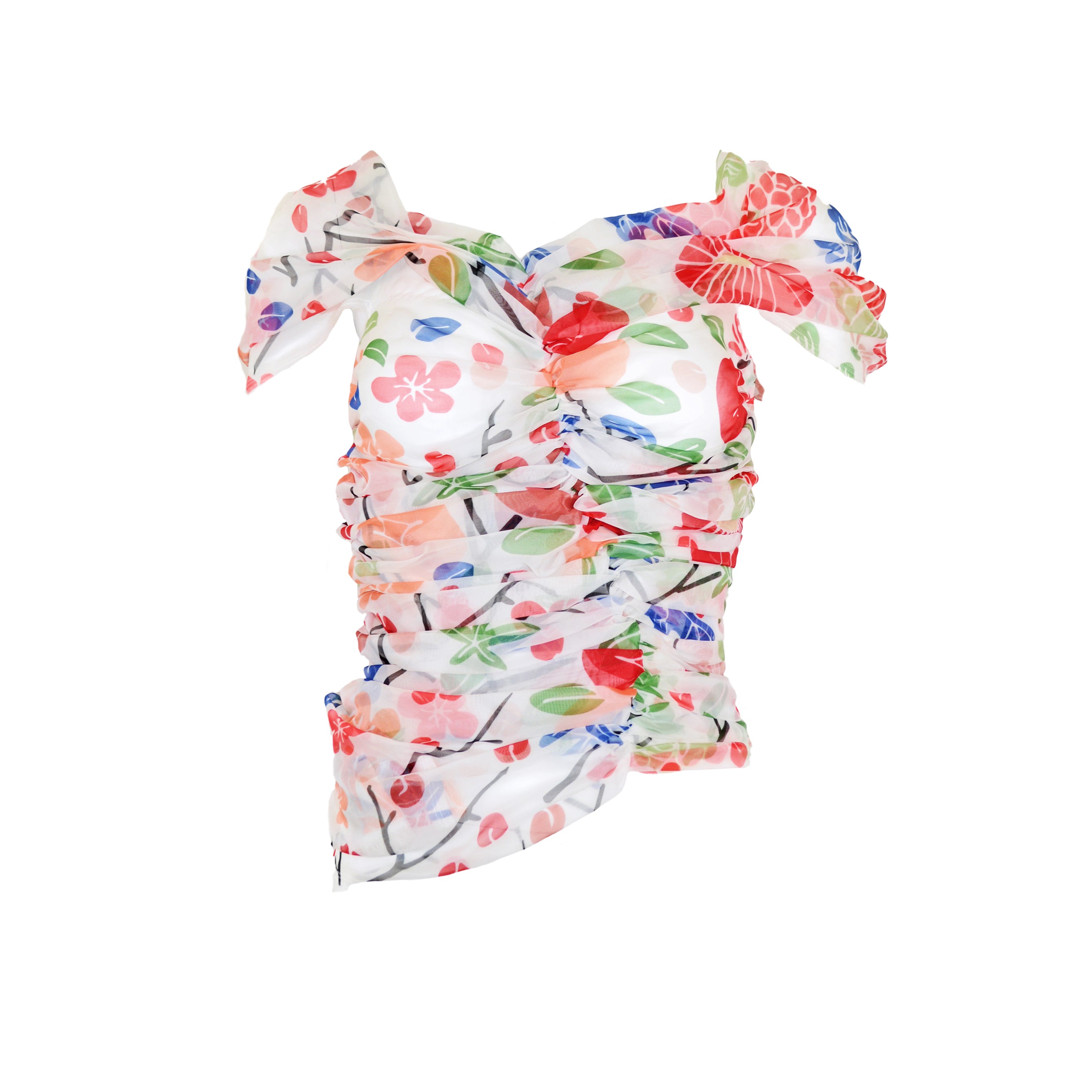 Junya Watanabe SS 2006 Sheer Floral Blouse