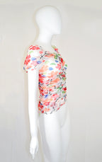 Junya Watanabe SS 2006 Sheer Floral Blouse