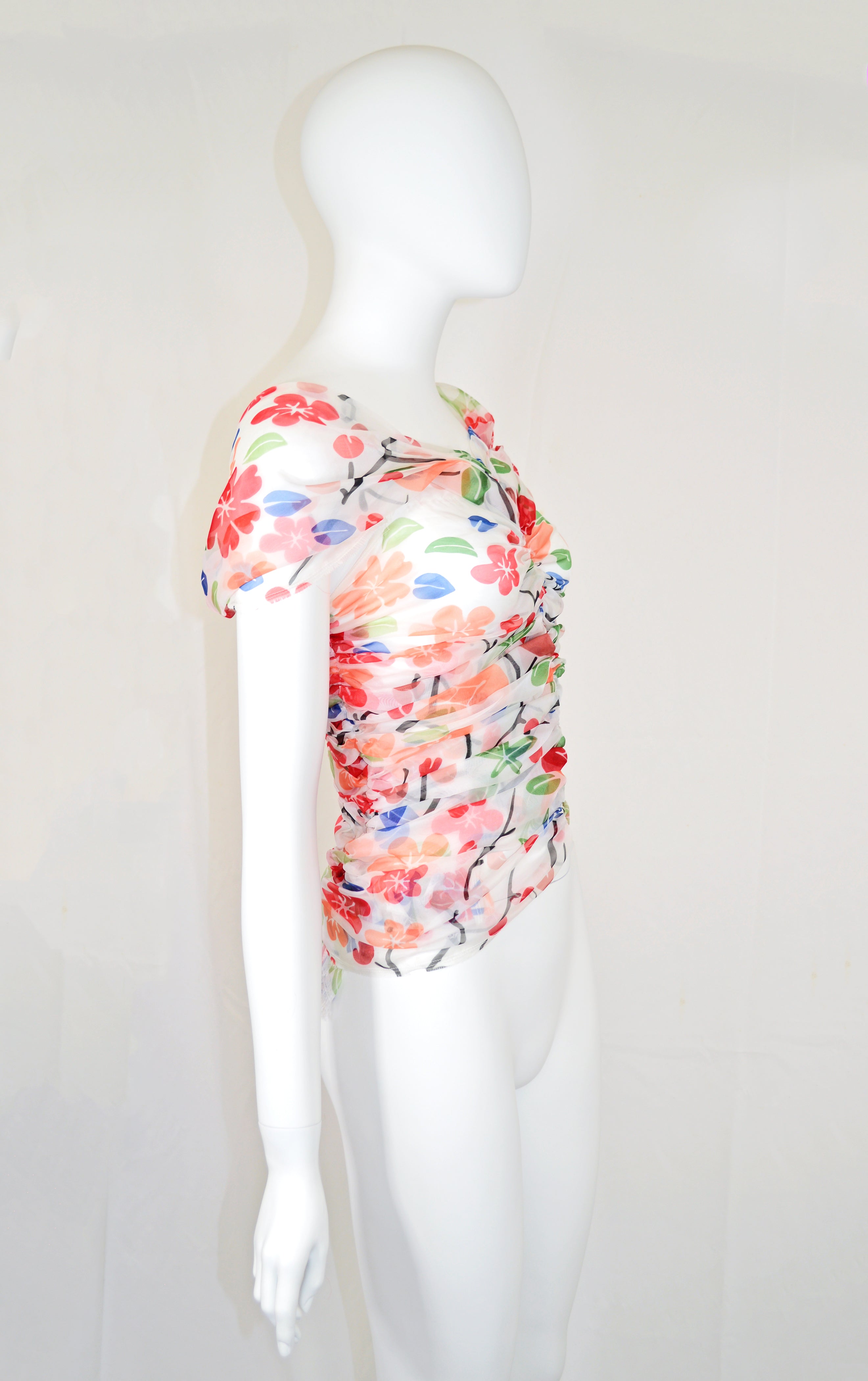 Junya Watanabe SS 2006 Sheer Floral Blouse