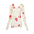 Dolce & Gabbana 1990s Silk Poppy Blouse