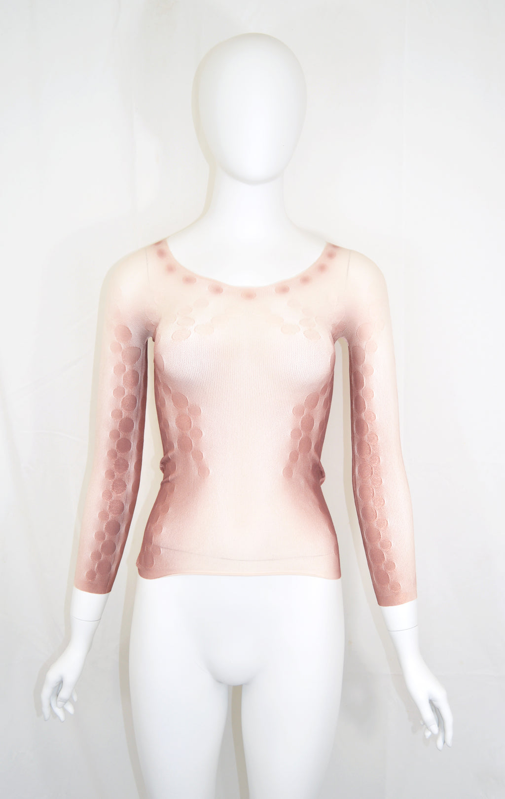 Issey Miyake SS 2005 Spray Contour Mesh Top
