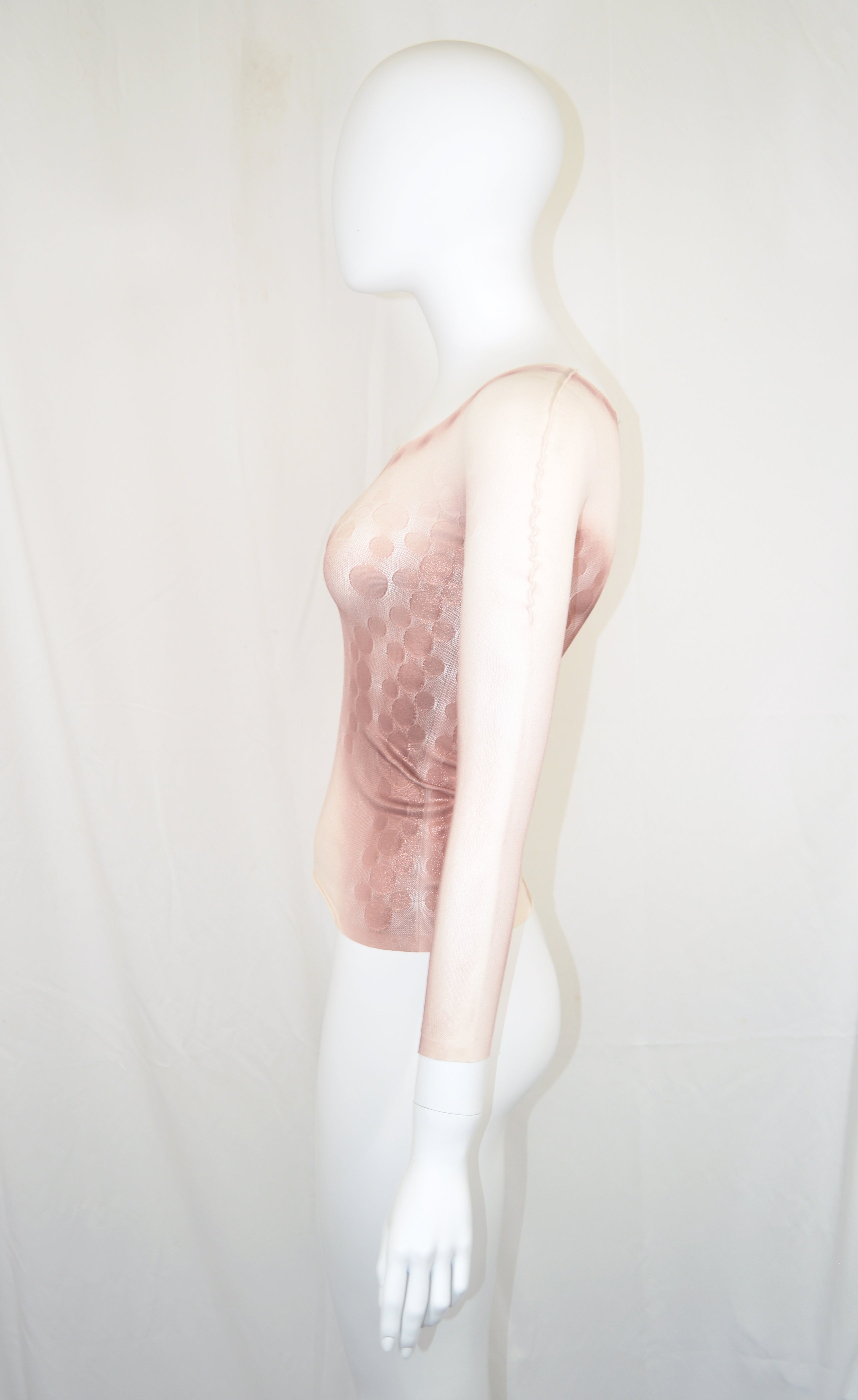 Issey Miyake SS 2005 Spray Contour Mesh Top