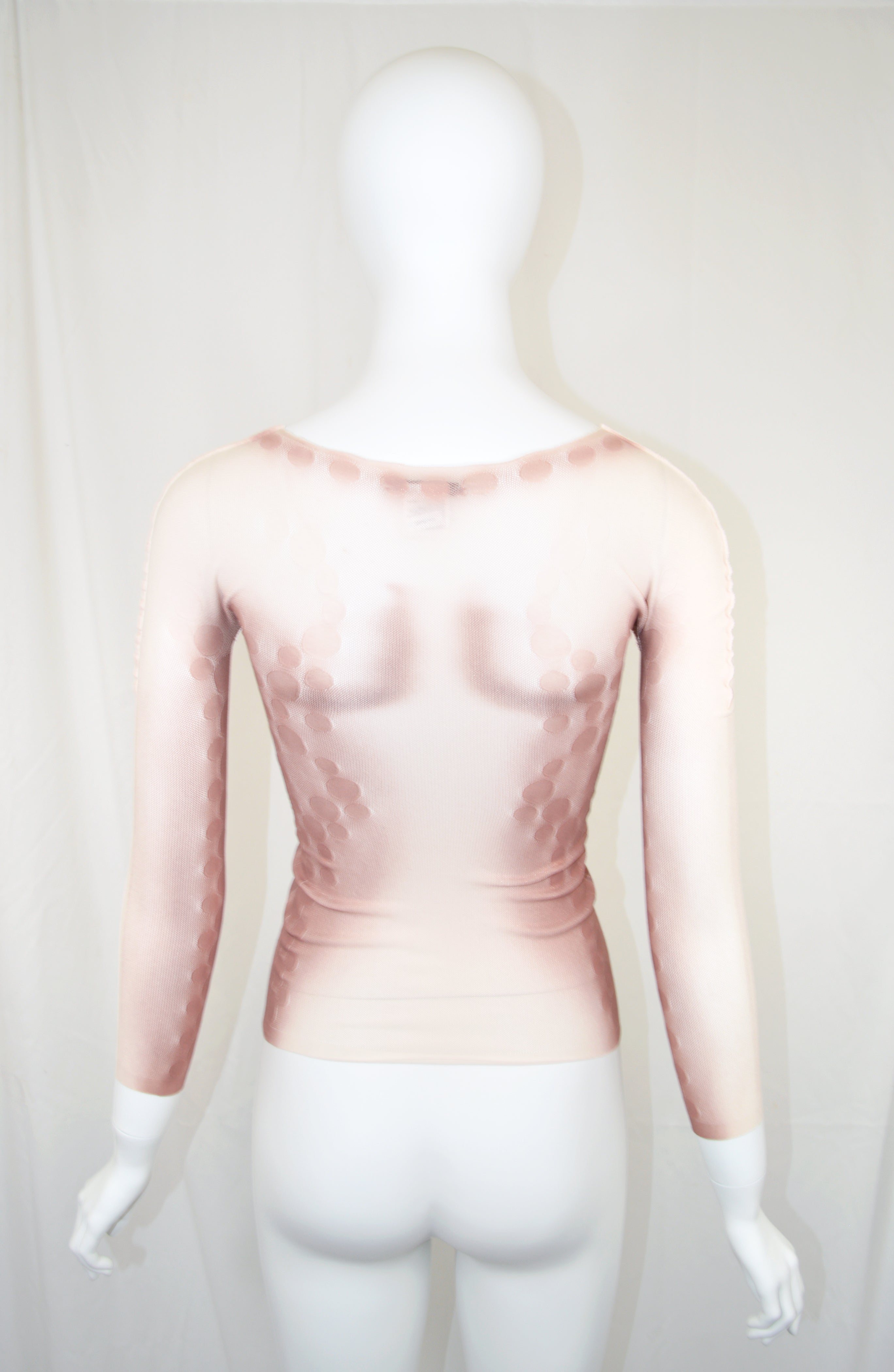 Issey Miyake SS 2005 Spray Contour Mesh Top