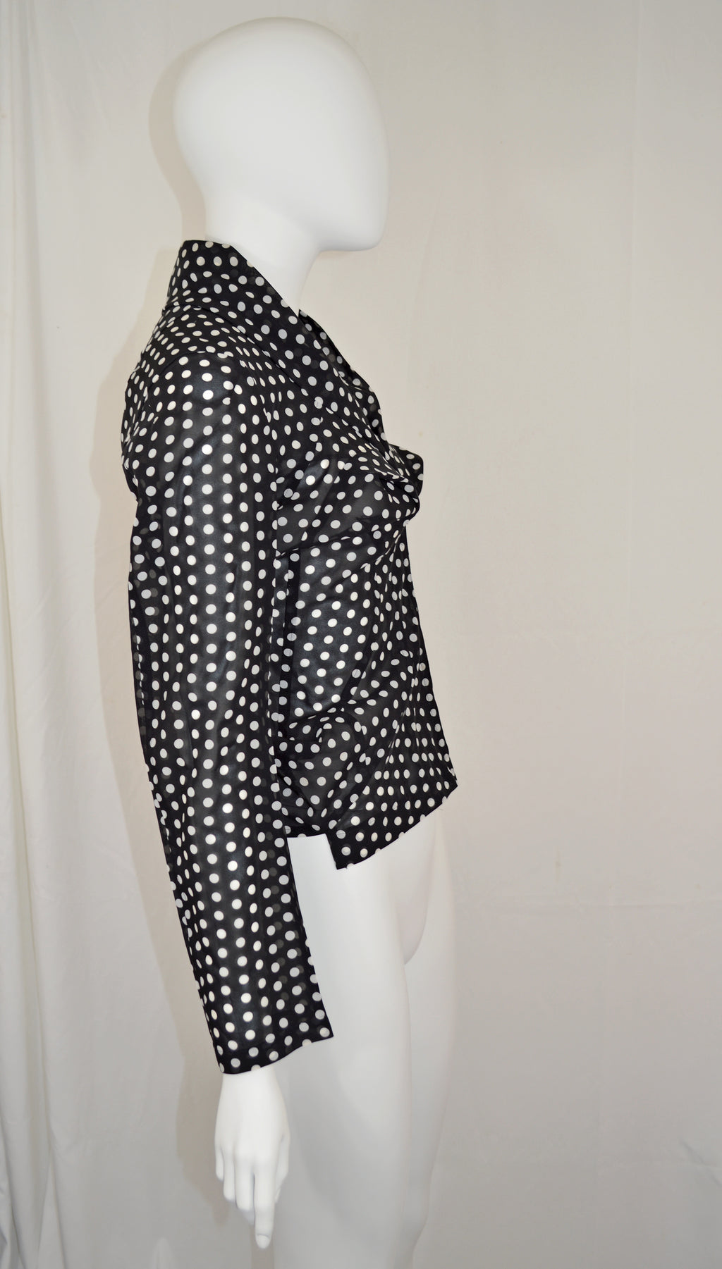 Junya Watanabe SS 2004 Polka Dot Contour Blouse