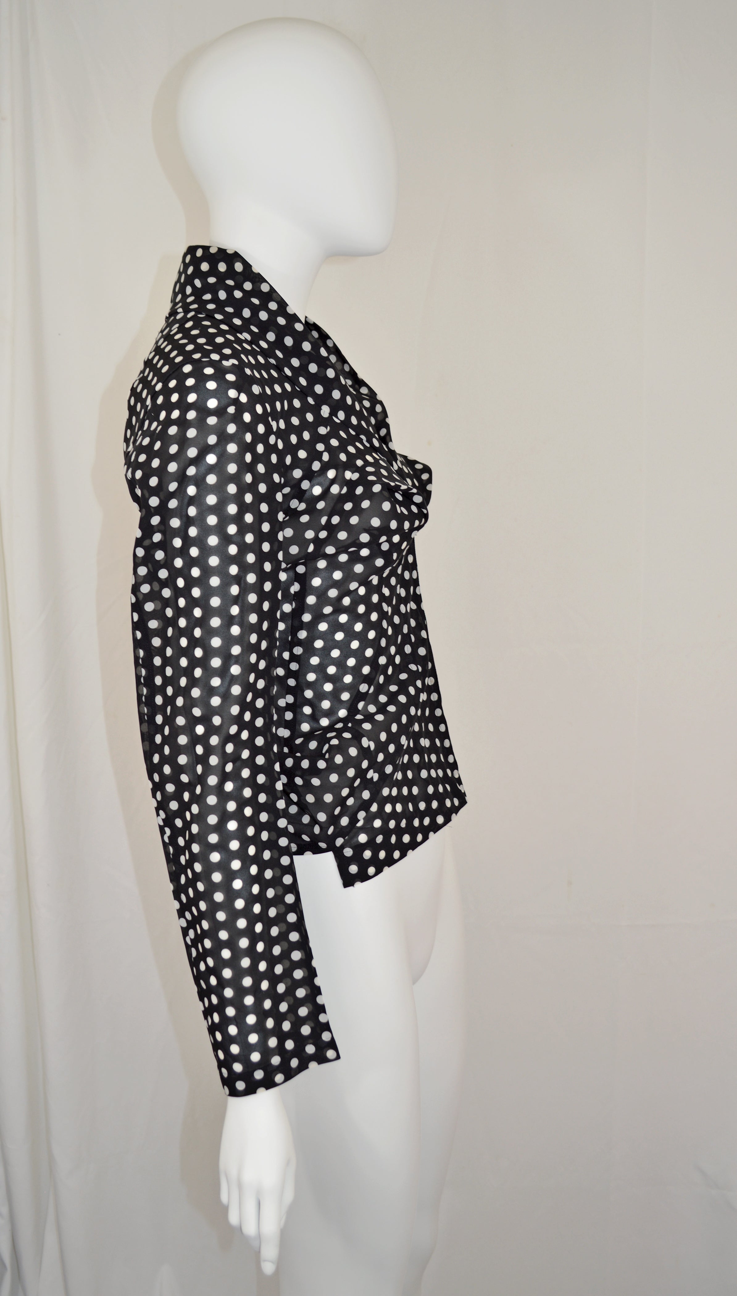 Junya Watanabe SS 2004 Polka Dot Contour Blouse