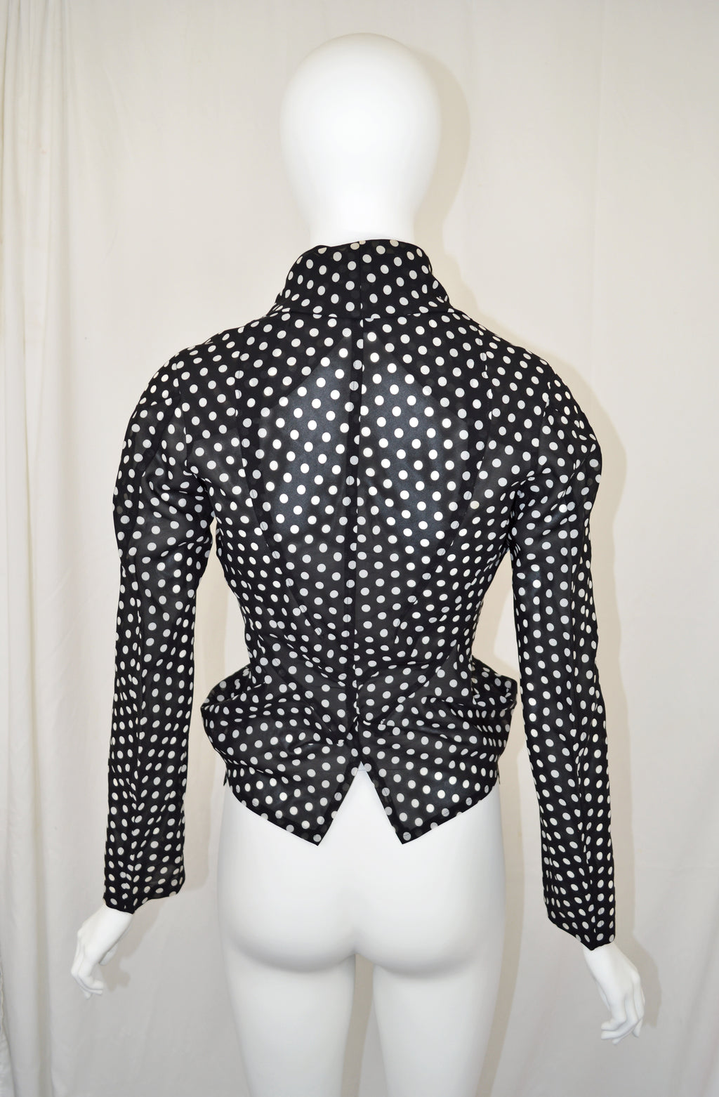 Junya Watanabe SS 2004 Polka Dot Contour Blouse
