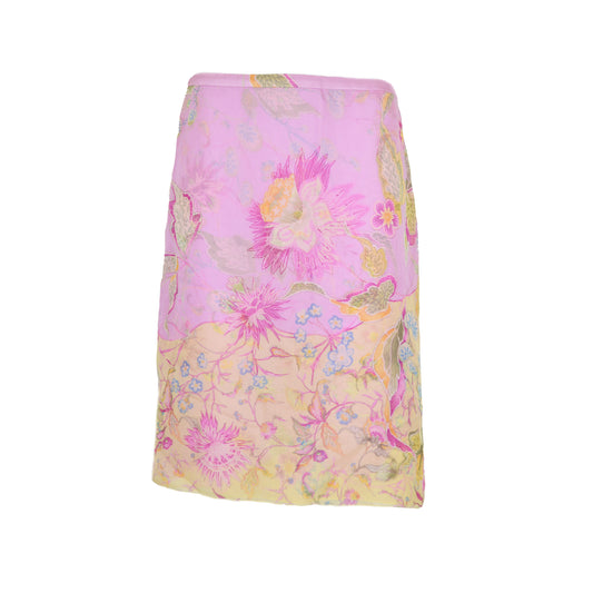 Valentino SS 2004 Silk Skirt