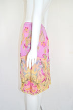 Valentino SS 2004 Silk Skirt