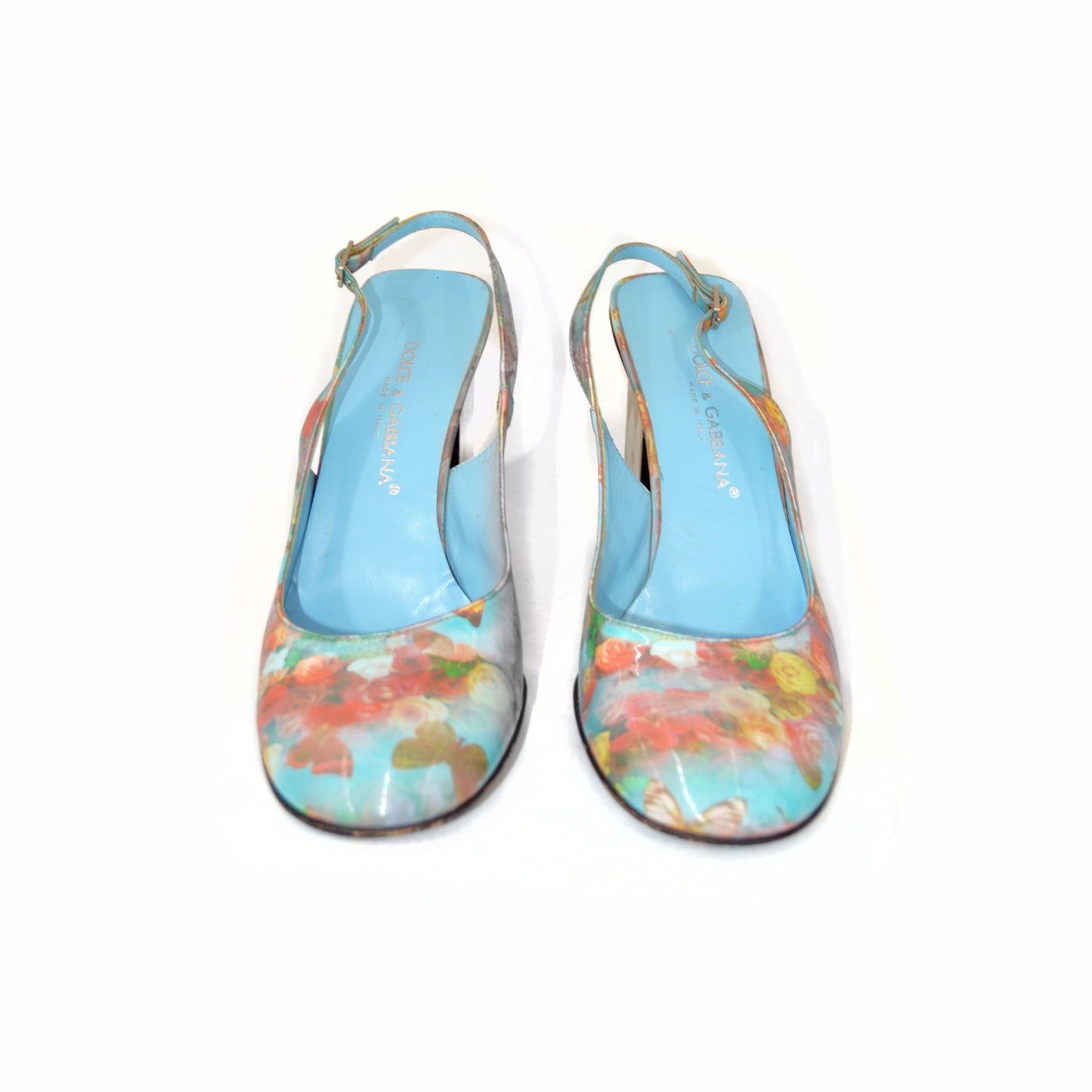 Dolce & Gabbana 1999 Rose Lenticular Heels