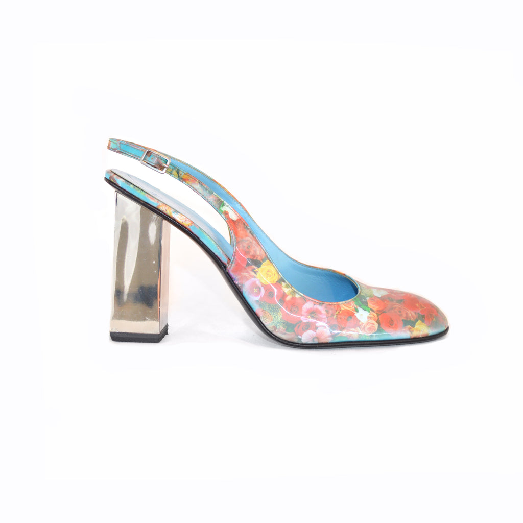 Dolce & Gabbana 1999 Rose Lenticular Heels