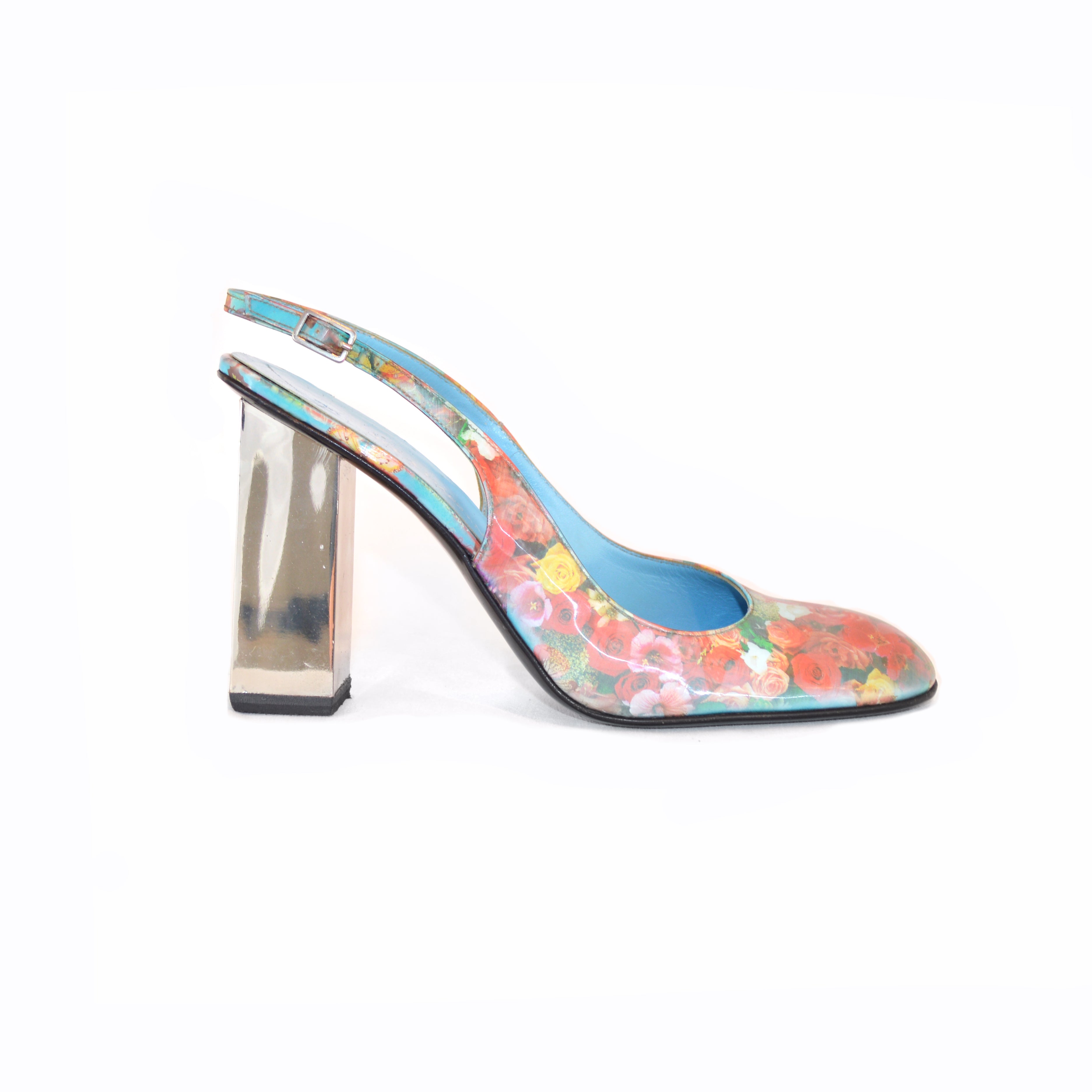 Dolce & Gabbana 1999 Rose Lenticular Heels