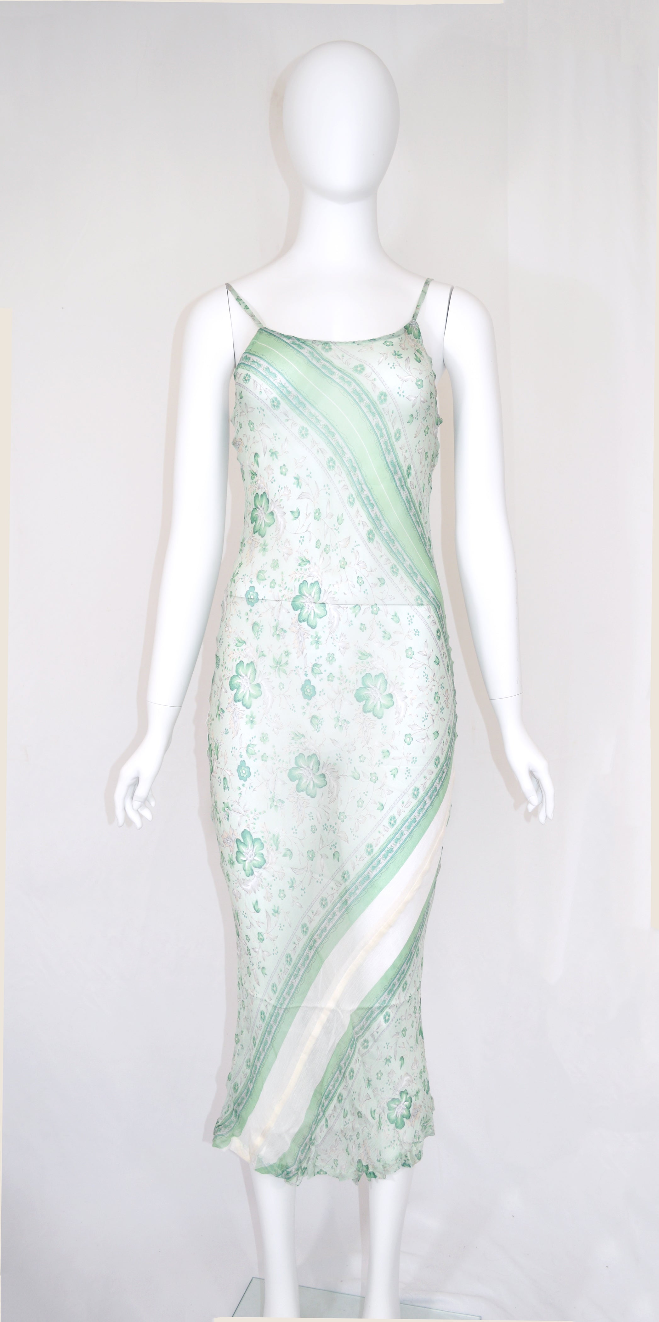 Comme des Garcons FW 1993 Sheer Floral Slip Dress