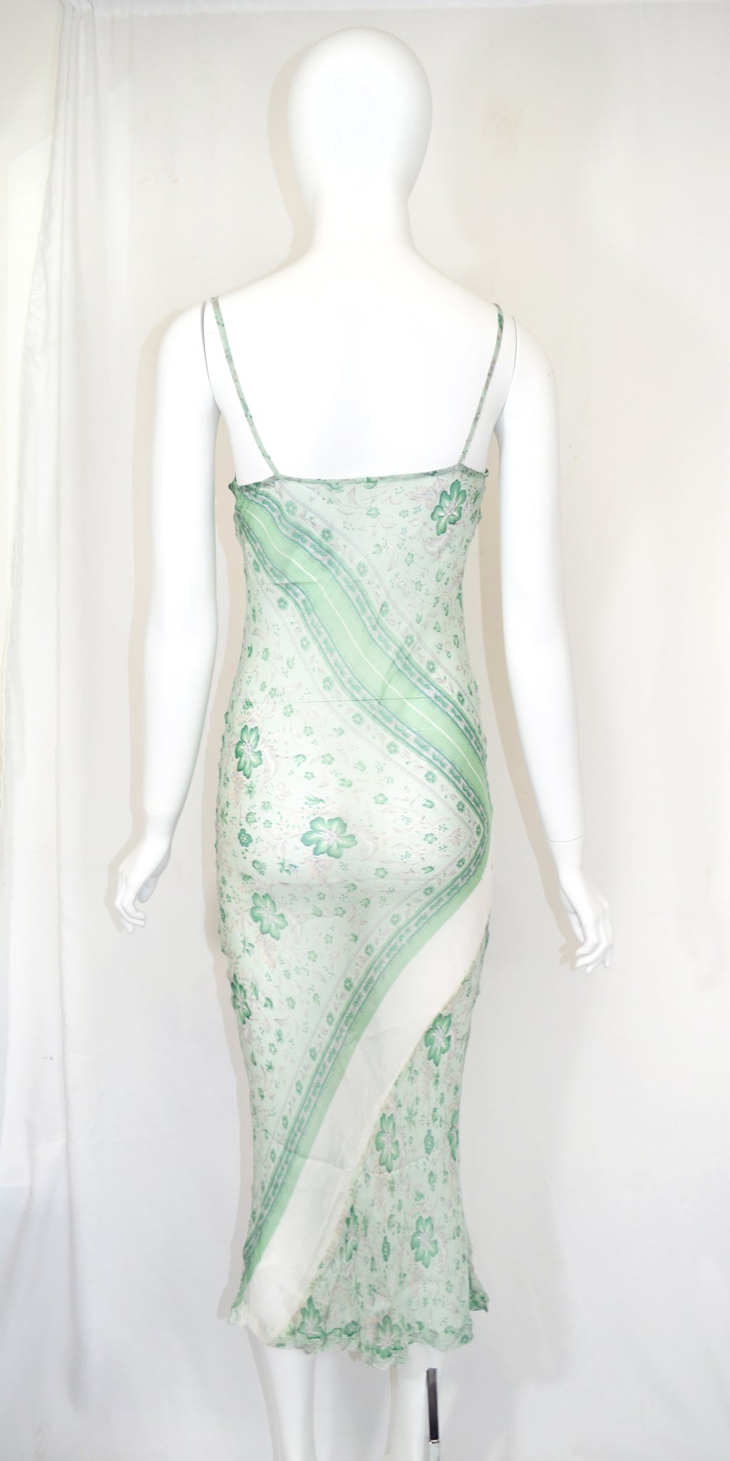 Comme des Garcons FW 1993 Sheer Floral Slip Dress