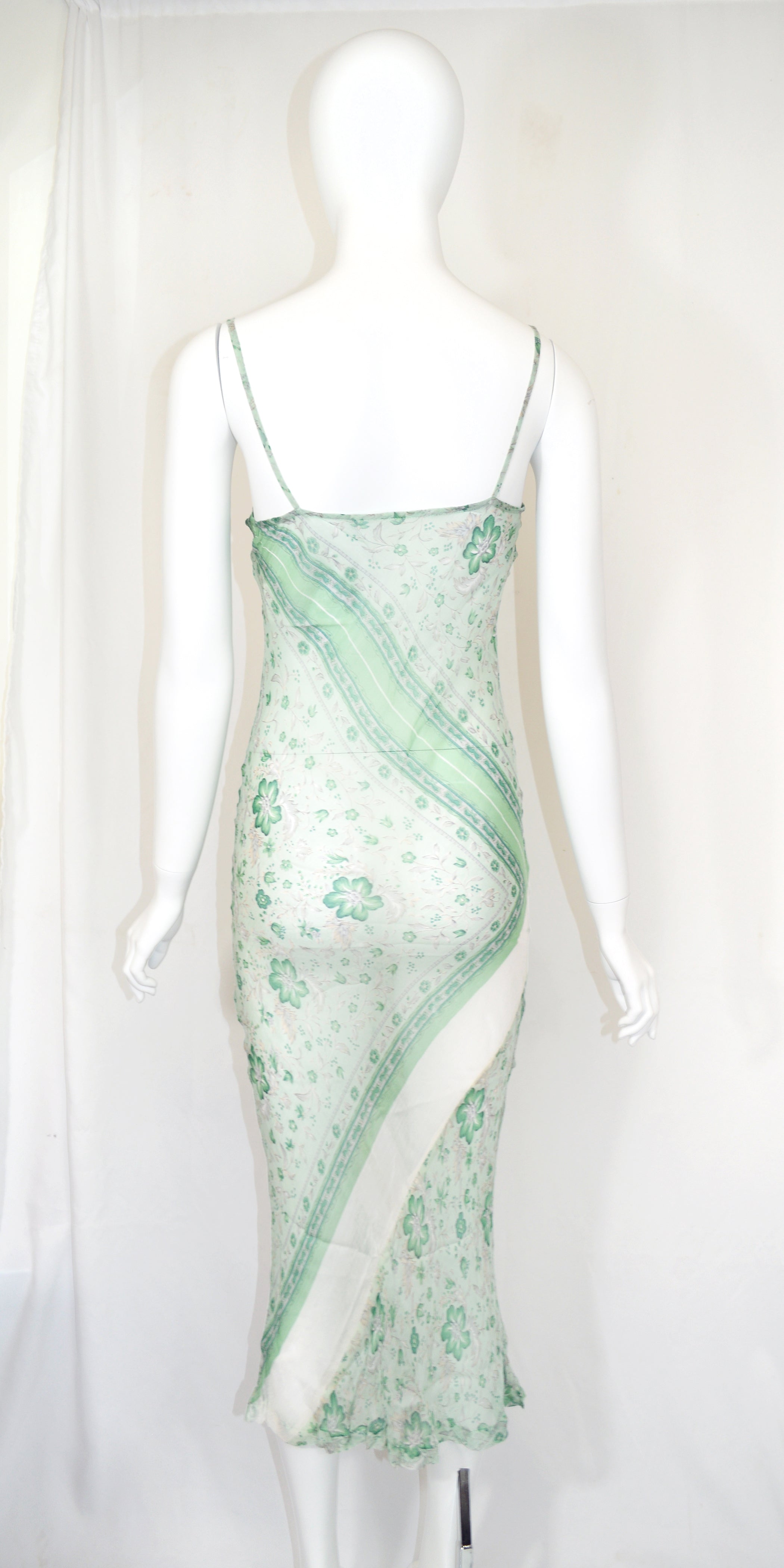 Comme des Garcons FW 1993 Sheer Floral Slip Dress