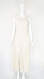 YOHJI YAMAMOTO SS 2009 Linen Patchwork Dress