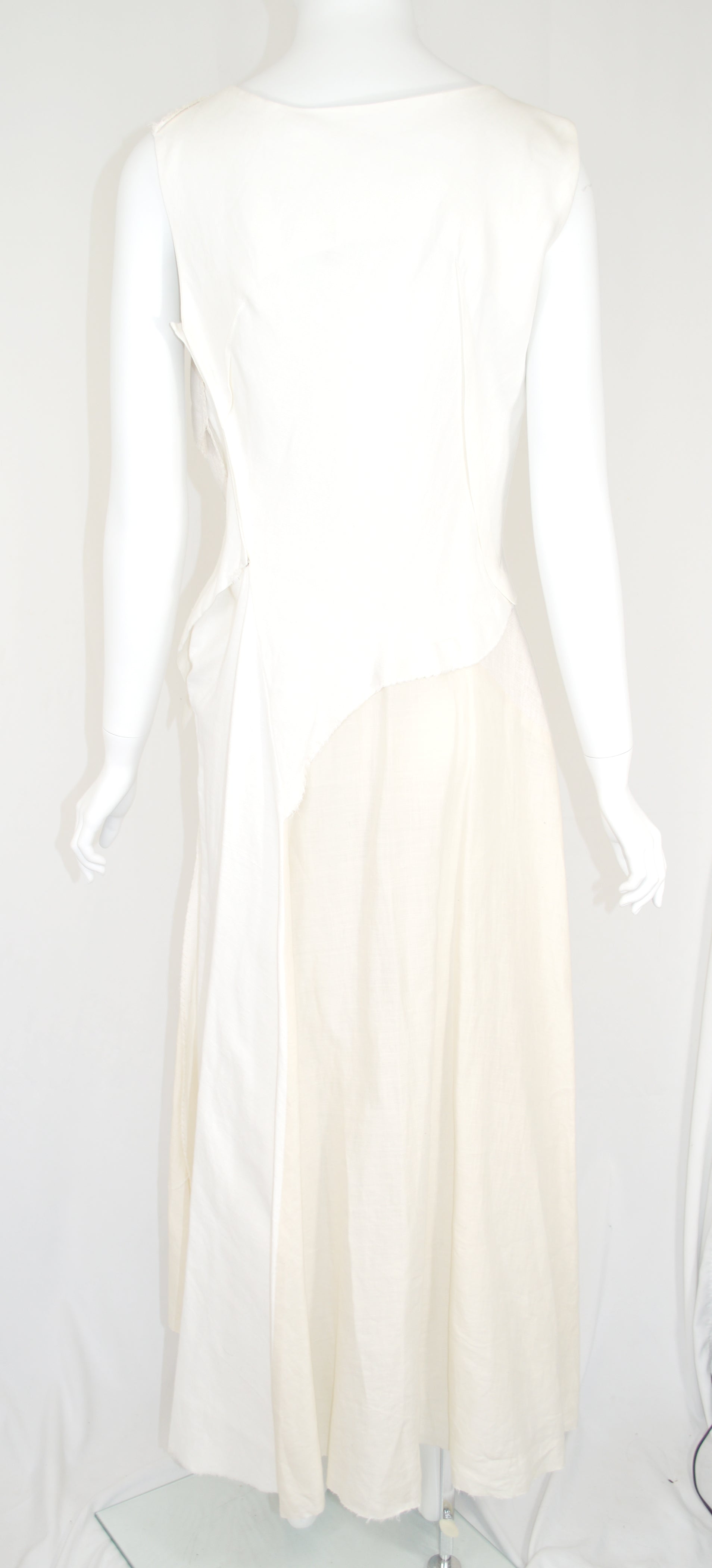 YOHJI YAMAMOTO SS 2009 Linen Patchwork Dress