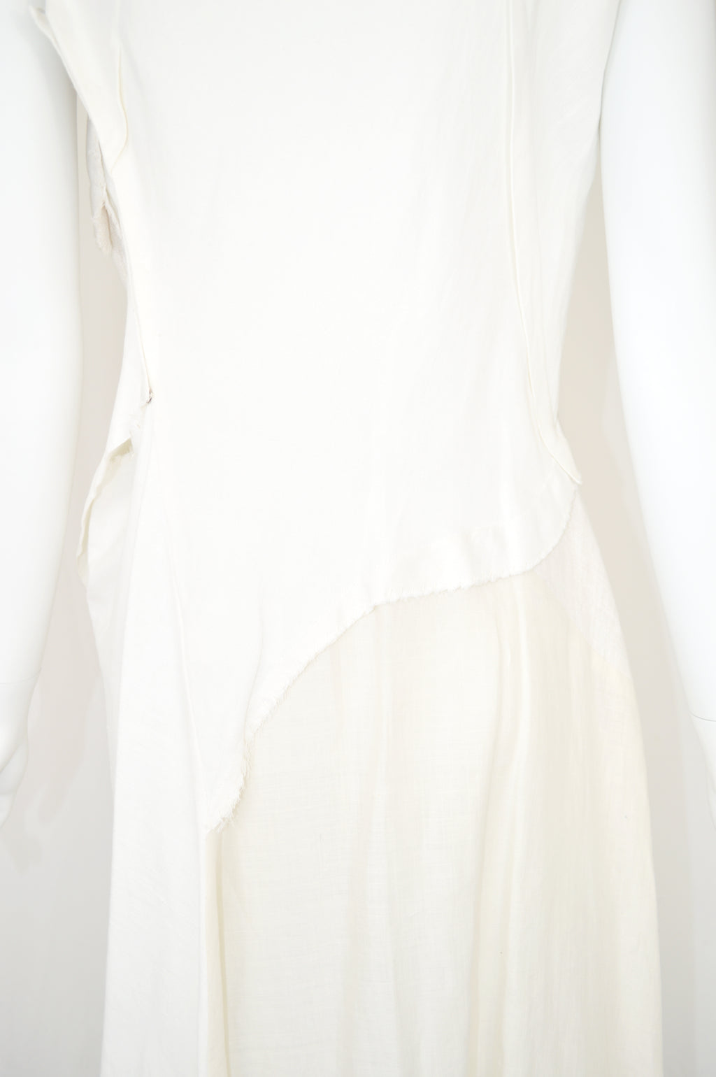 YOHJI YAMAMOTO SS 2009 Linen Patchwork Dress