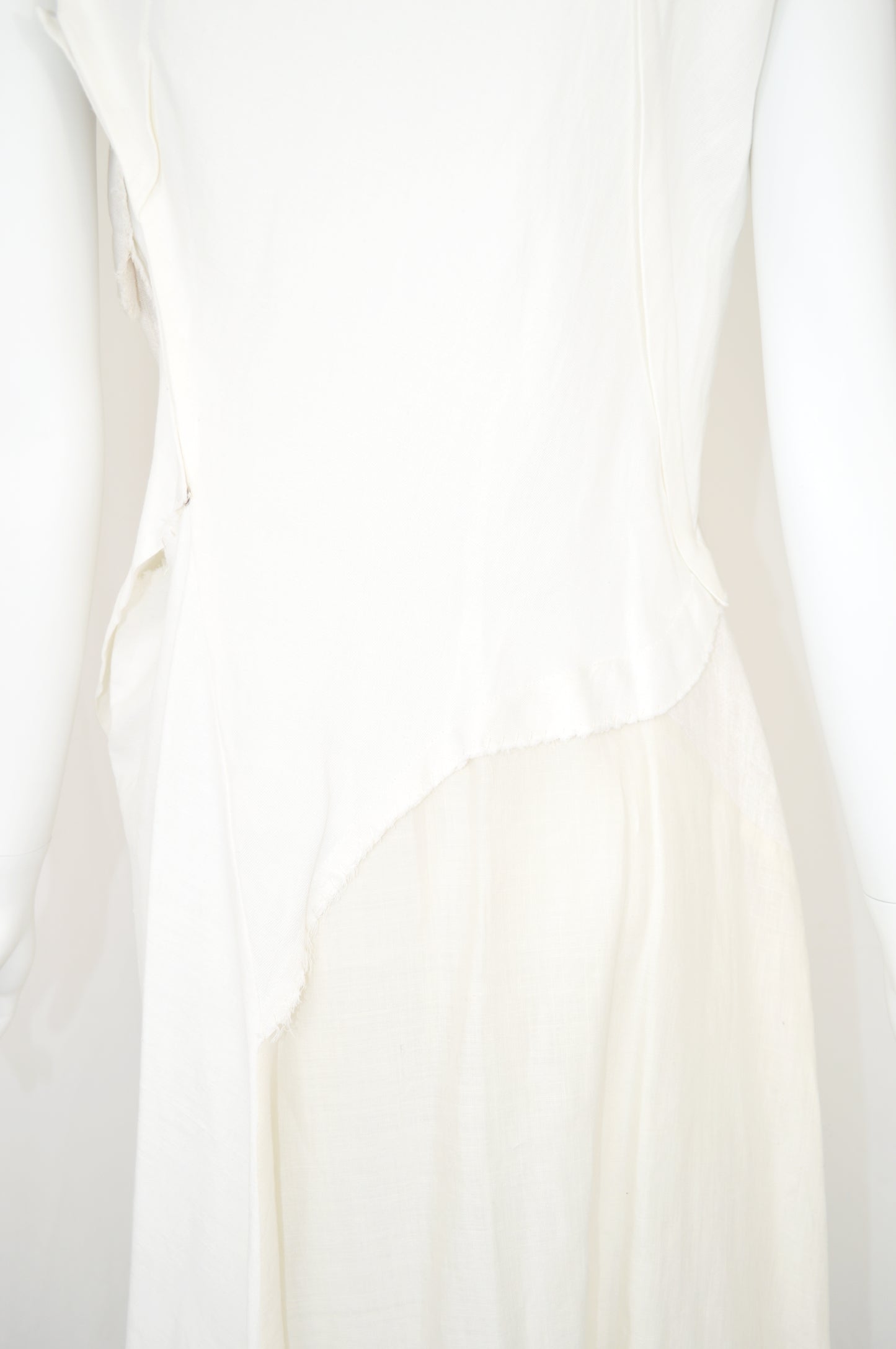 YOHJI YAMAMOTO SS 2009 Linen Patchwork Dress