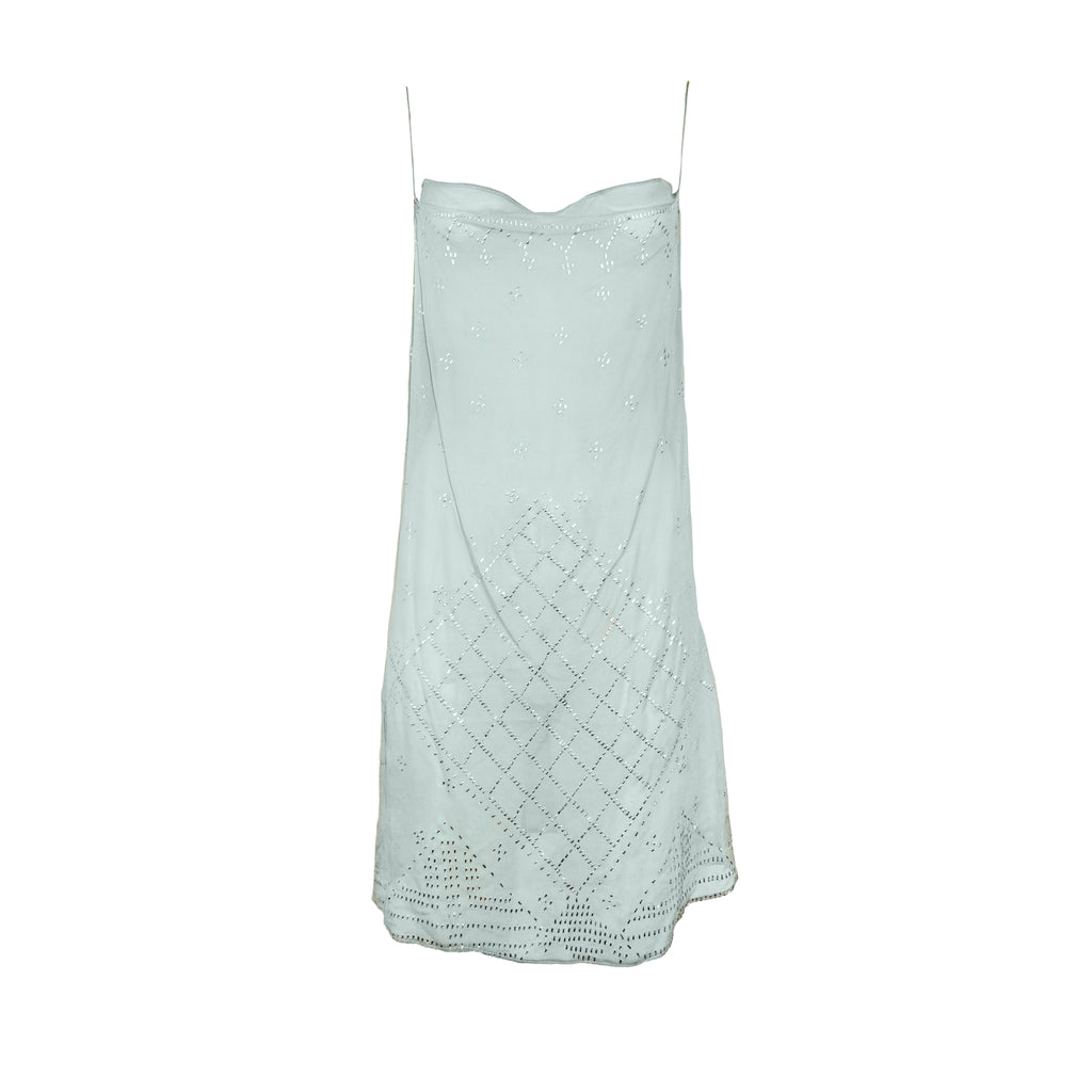 Martine Sitbon 1997 Chiffon Embellished Dress