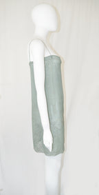 Martine Sitbon 1997 Chiffon Embellished Dress