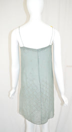 Martine Sitbon 1997 Chiffon Embellished Dress