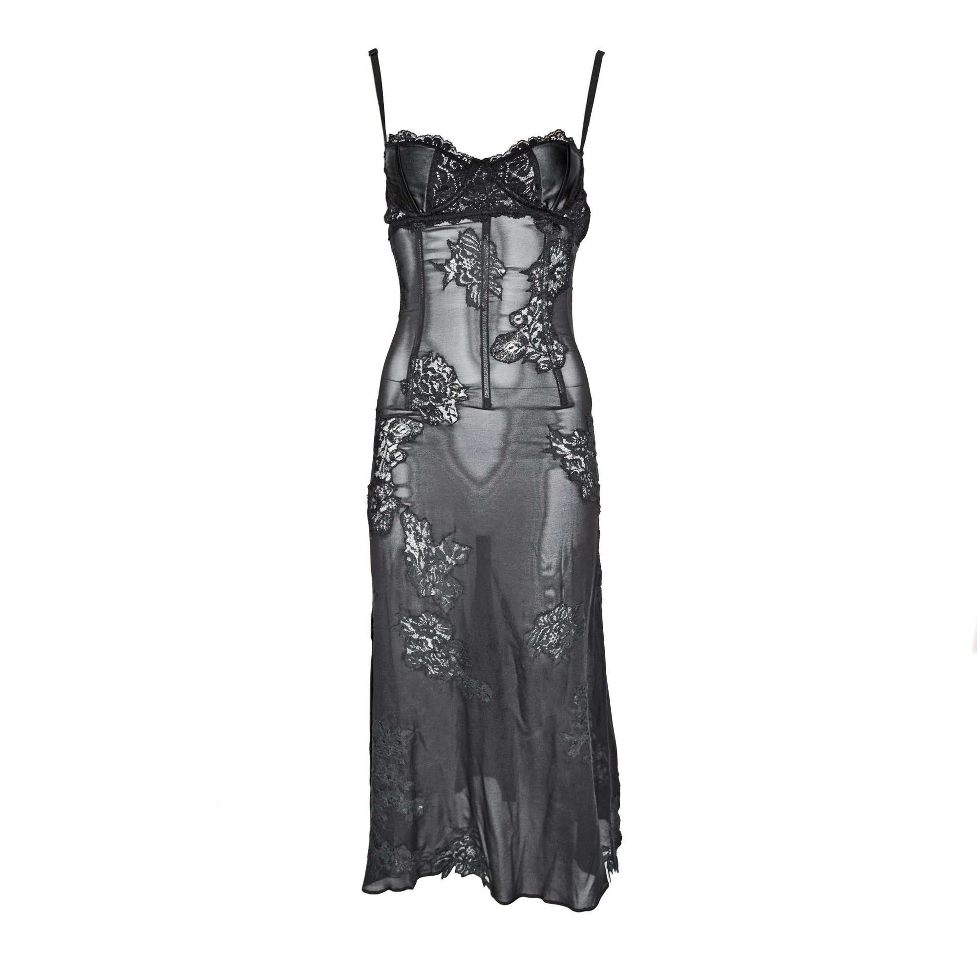 Dolce &amp; Gabbana SS 2002 Lace Bustier Dress