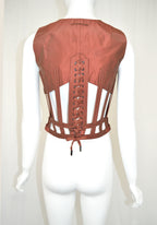JEAN PAUL GAULTIER SS 1989 Cage Corset Waistcoat Vest