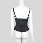 Jean Paul Gaultier Waistcoat Corset w Floral Damask Back