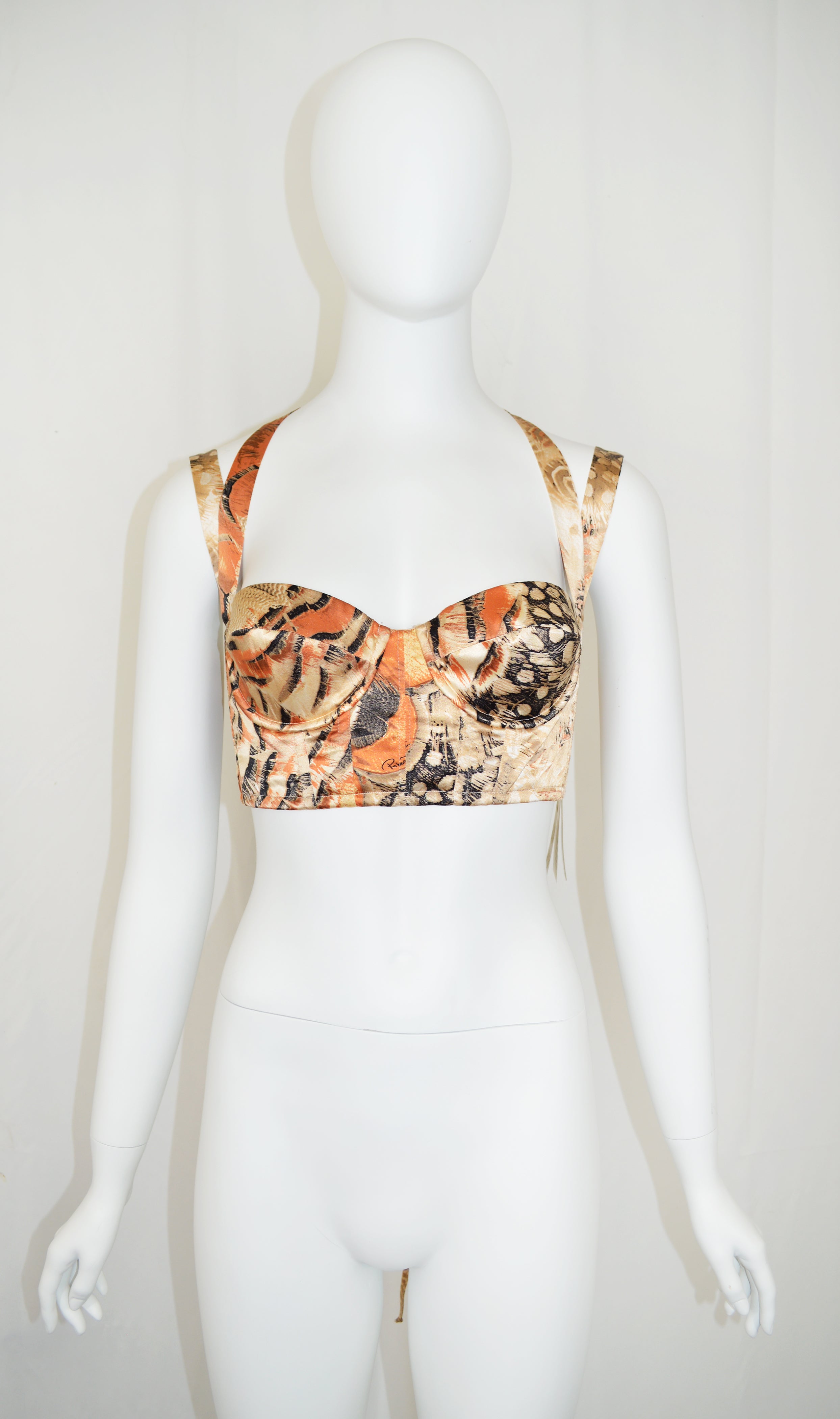 Roberto Cavalli SS 2004 Crop Bustier