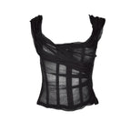 DOLCE & GABBANA Early 2000s CHIFFON BUSTIER