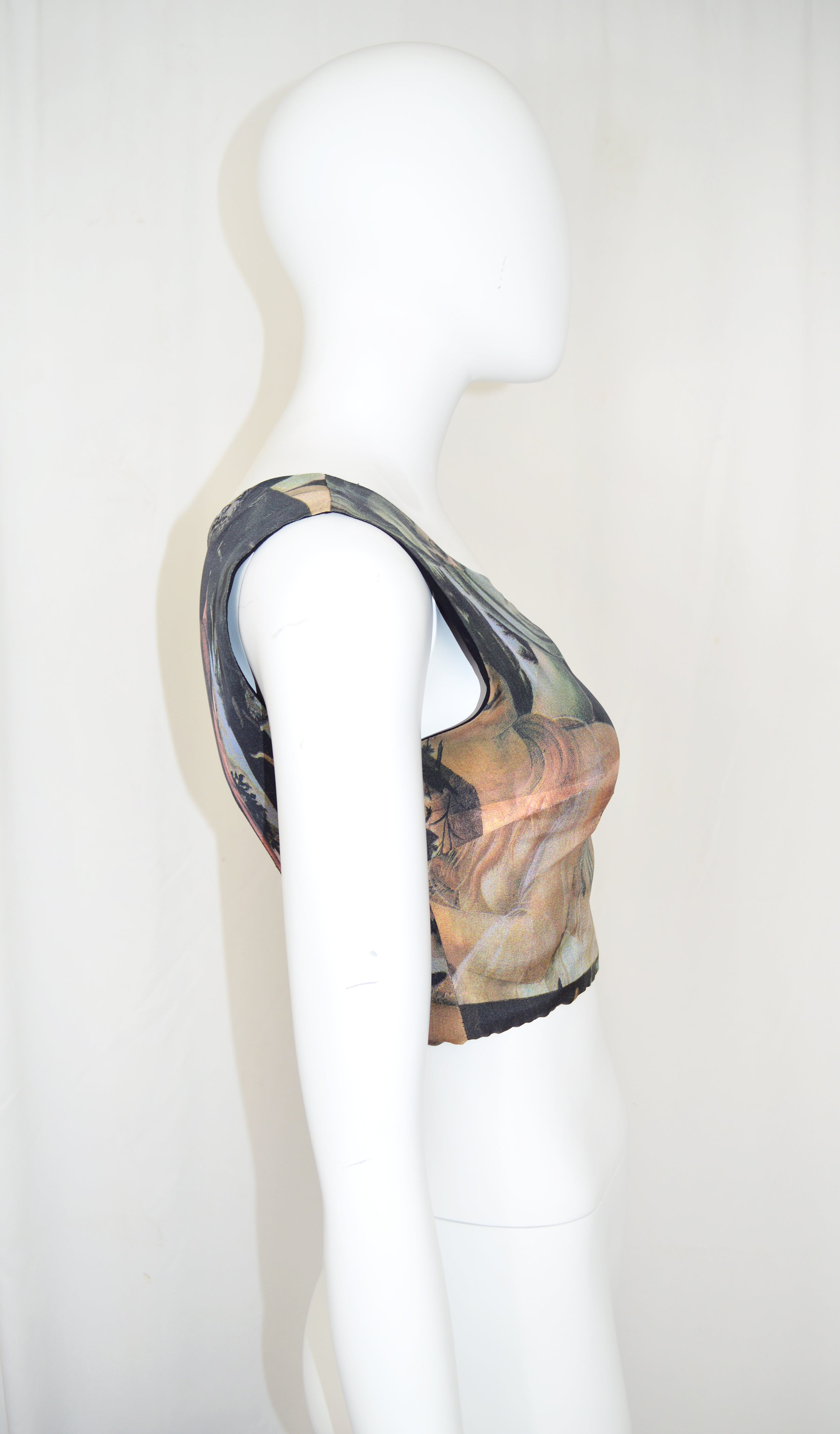 Dolce & Gabbana 1993 Botticelli Primavera Silk Top