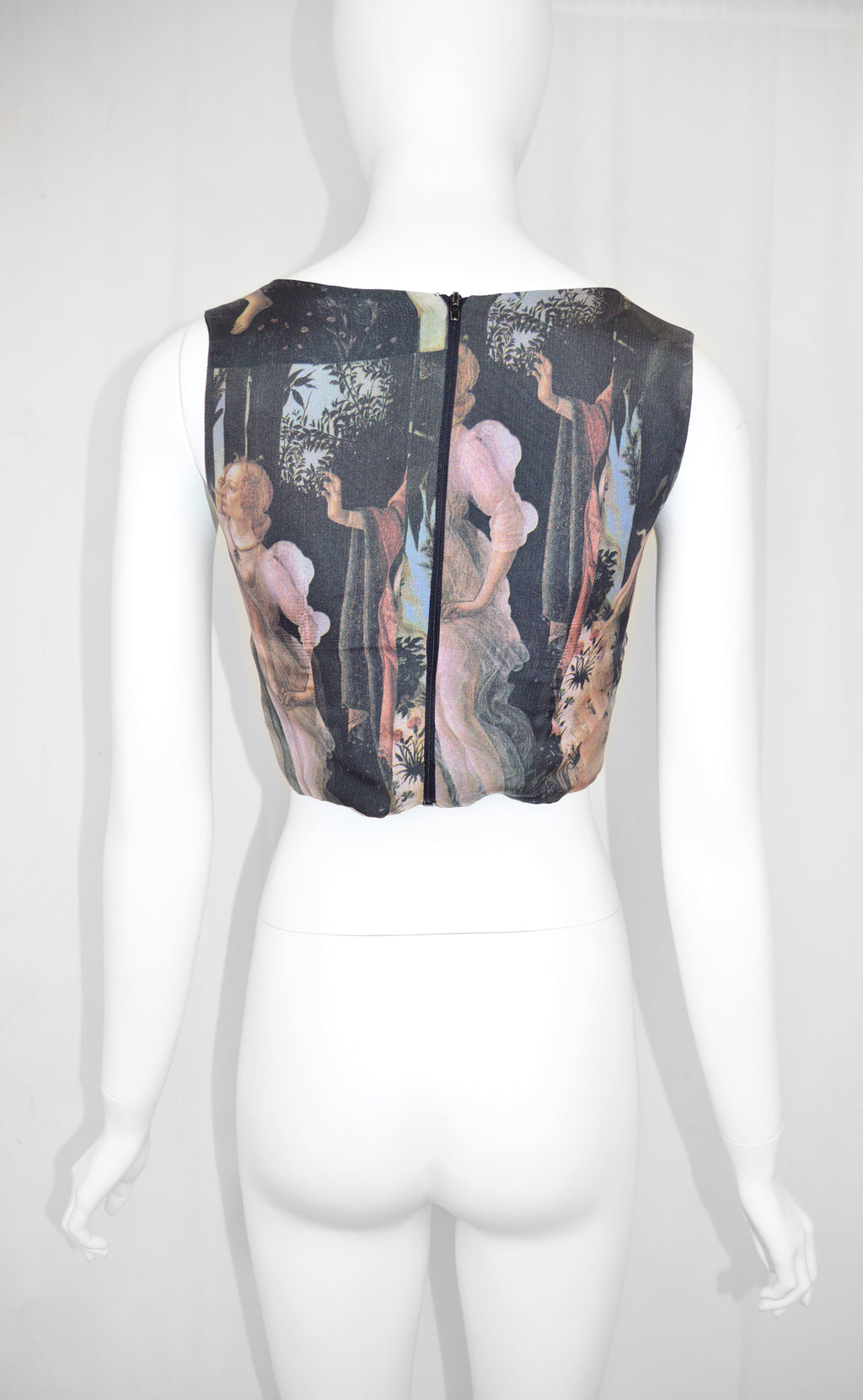 Dolce & Gabbana 1993 Botticelli Primavera Silk Top