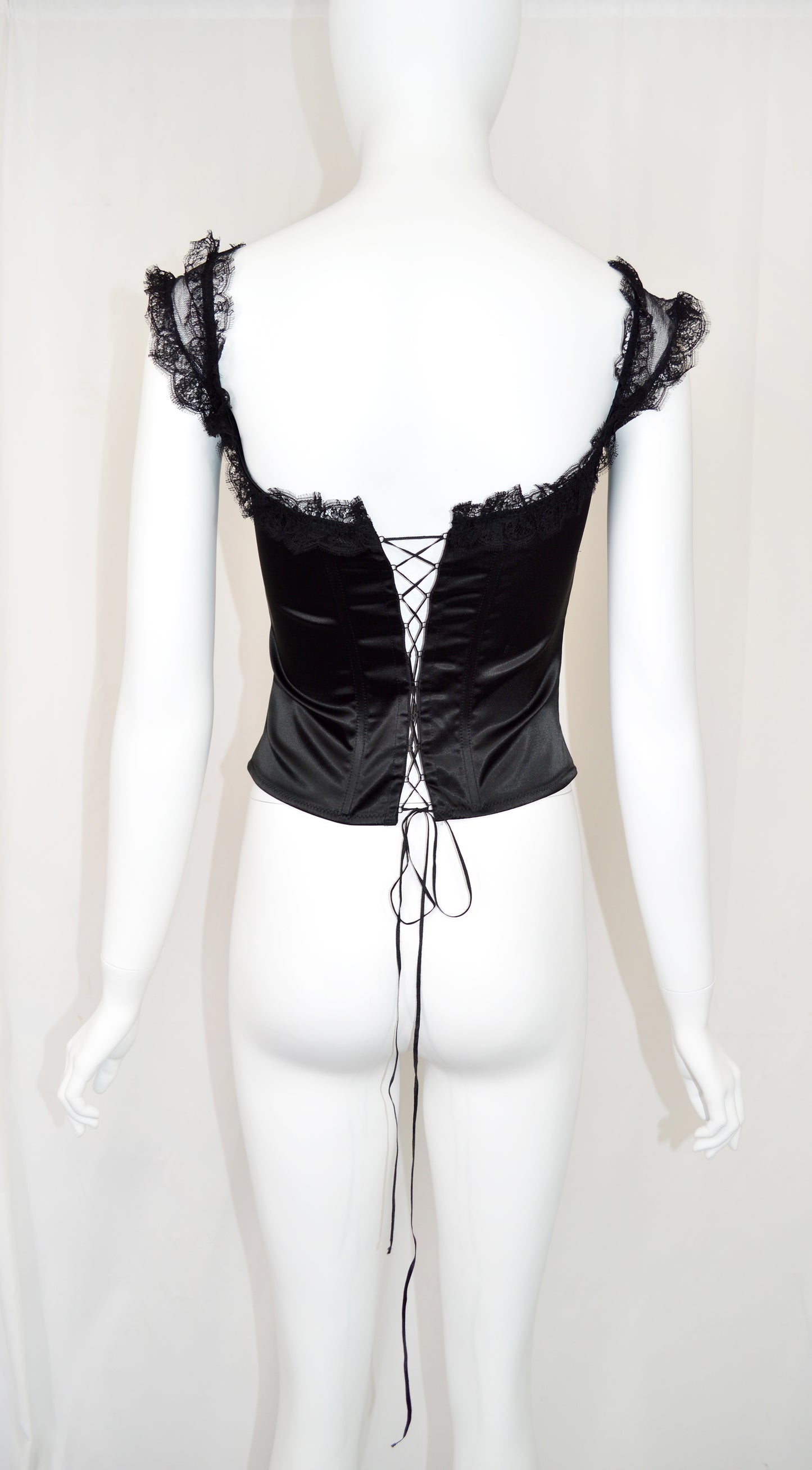 BLUMARINE 1997 LACE BUSTIER