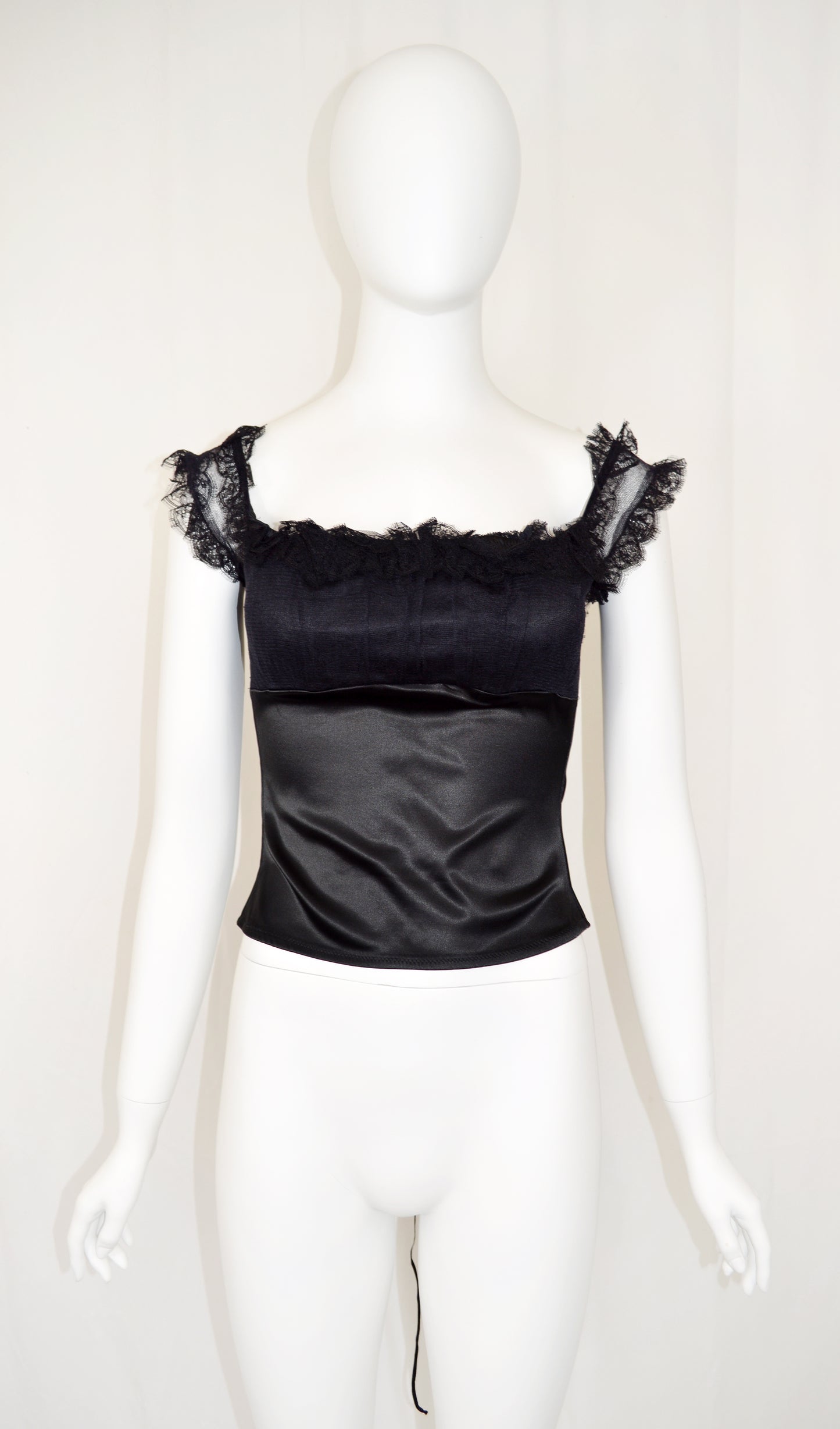 BLUMARINE 1997 LACE BUSTIER