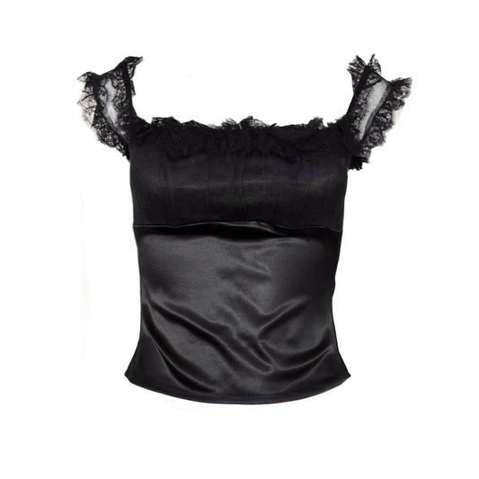 BLUMARINE 1997 LACE BUSTIER