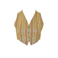 Romeo Gigli 1990s Iridescent Crop Vest