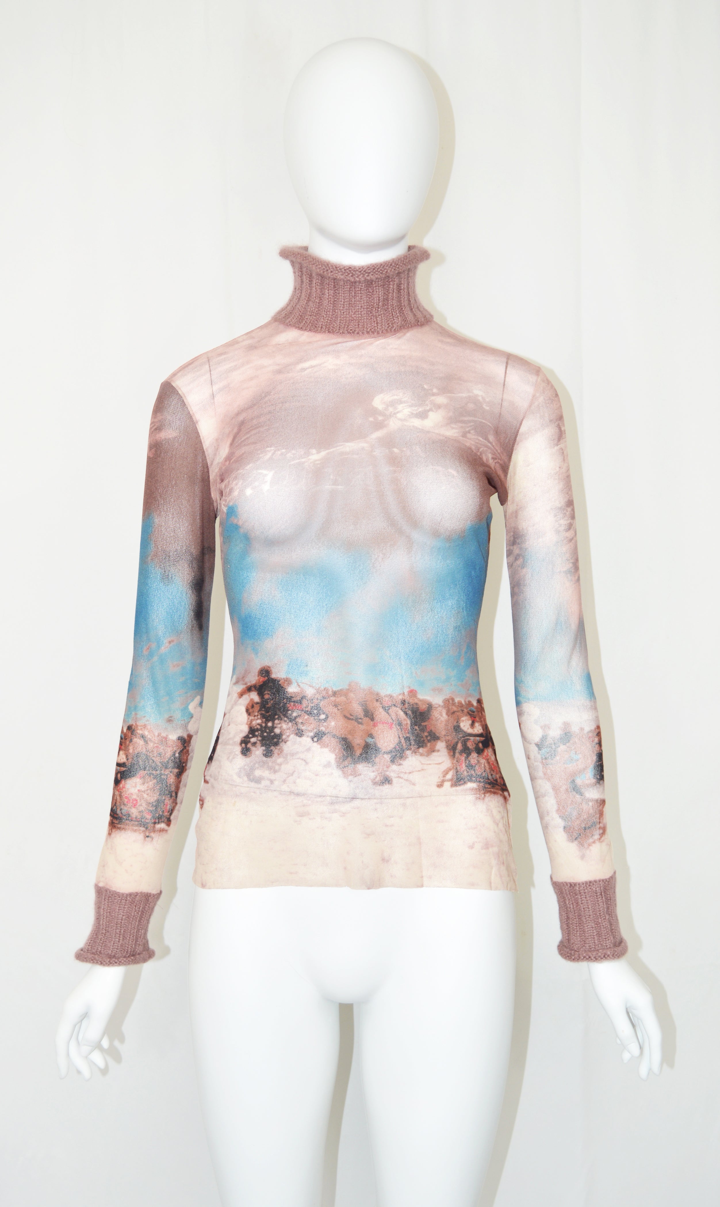 JEAN PAUL GAULTIER FW 1998 MESH TOP