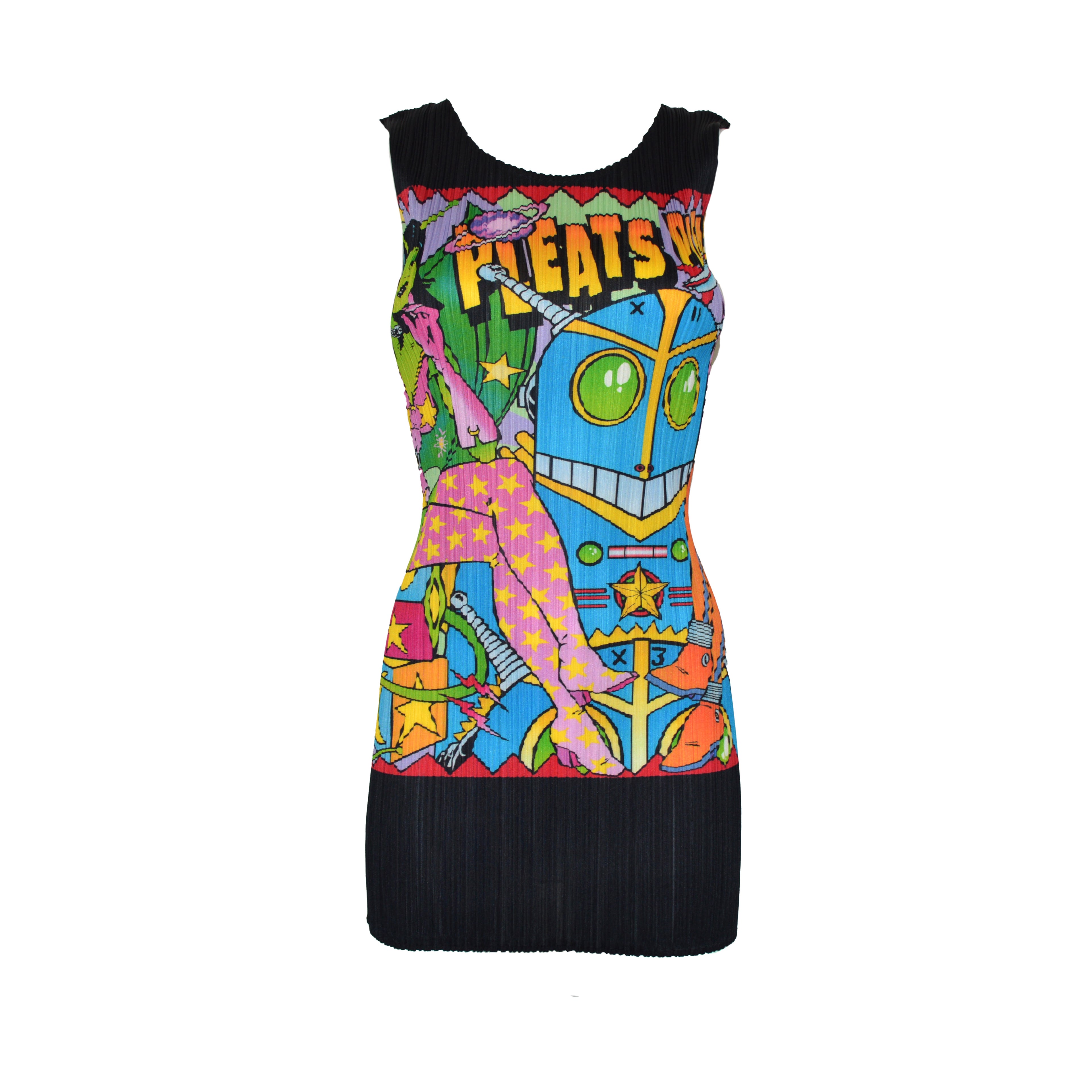 Issey Miyake SS 1999 Comic Print Tank