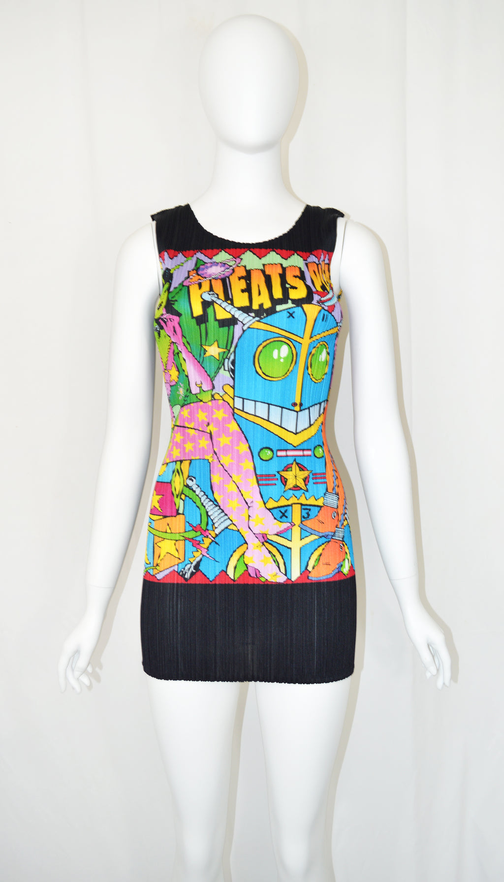 Issey Miyake SS 1999 Comic Print Tank