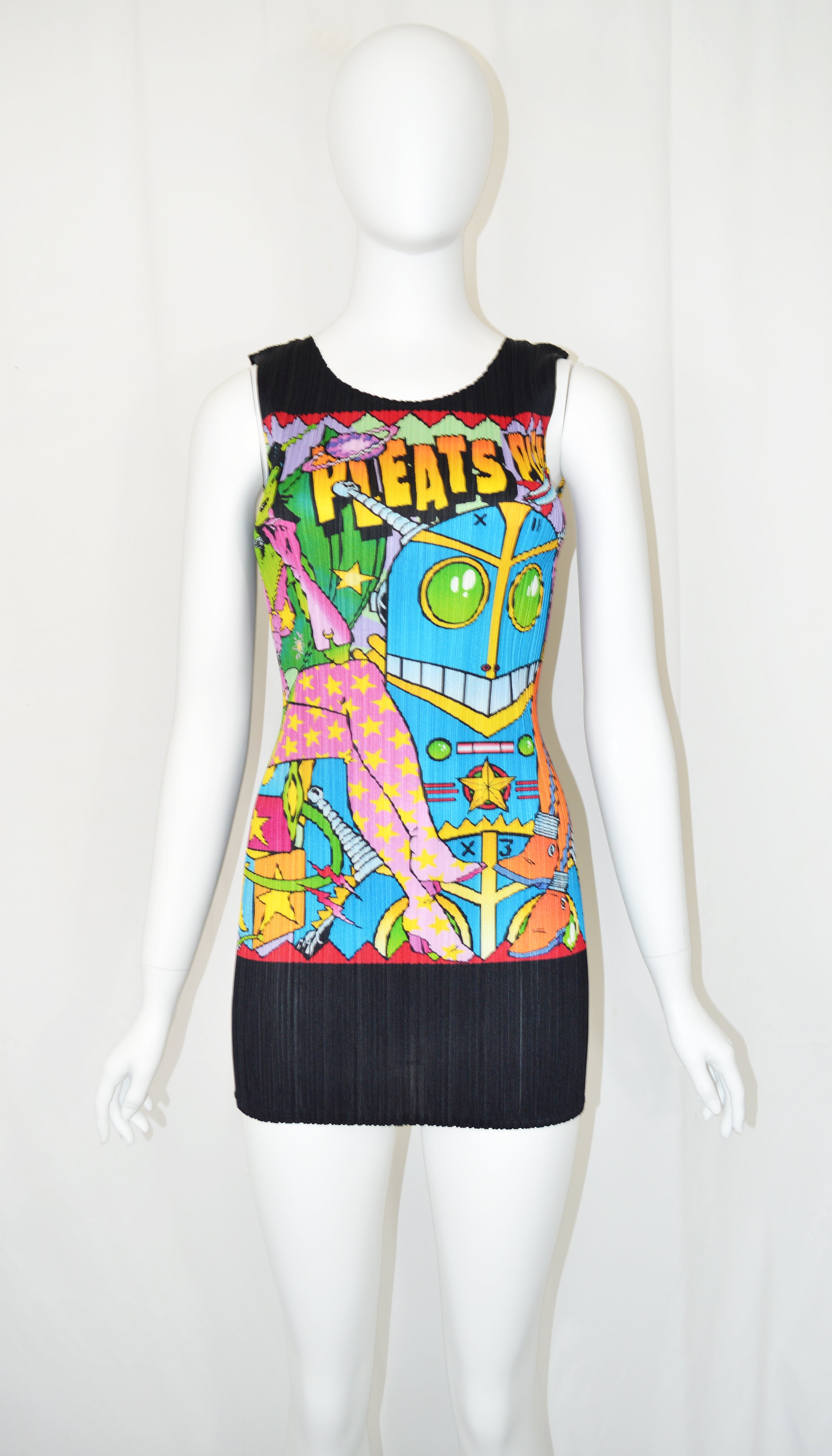 Issey Miyake SS 1999 Comic Print Tank