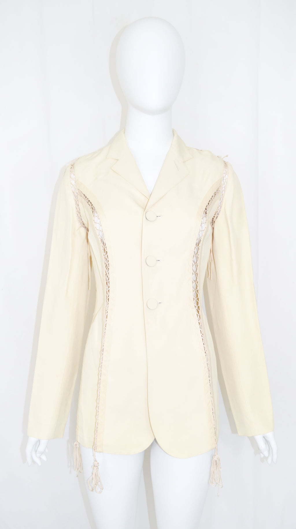 JEAN PAUL GAULTIER SS 1994 Lace Up Jacket