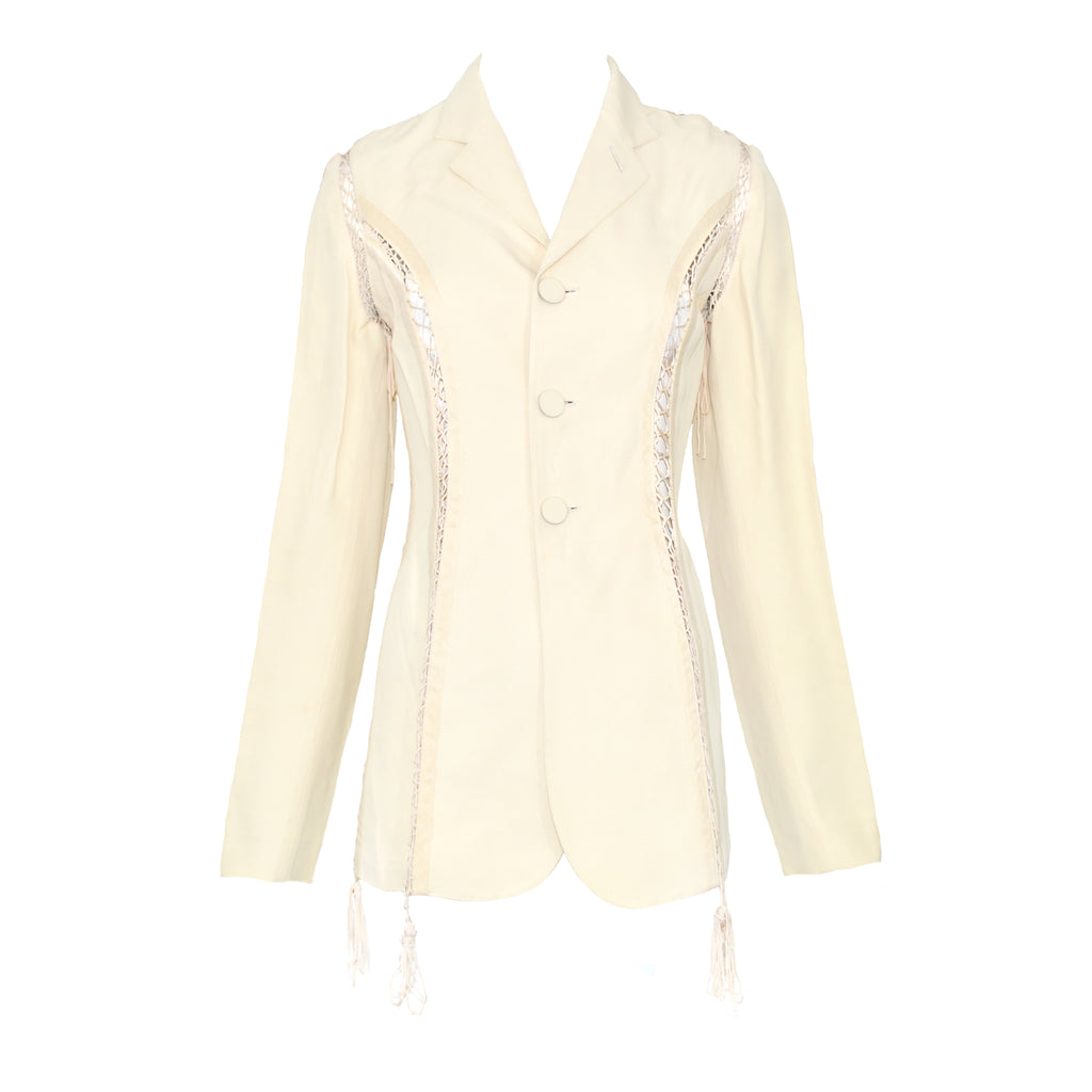 JEAN PAUL GAULTIER SS 1994 Lace Up Jacket