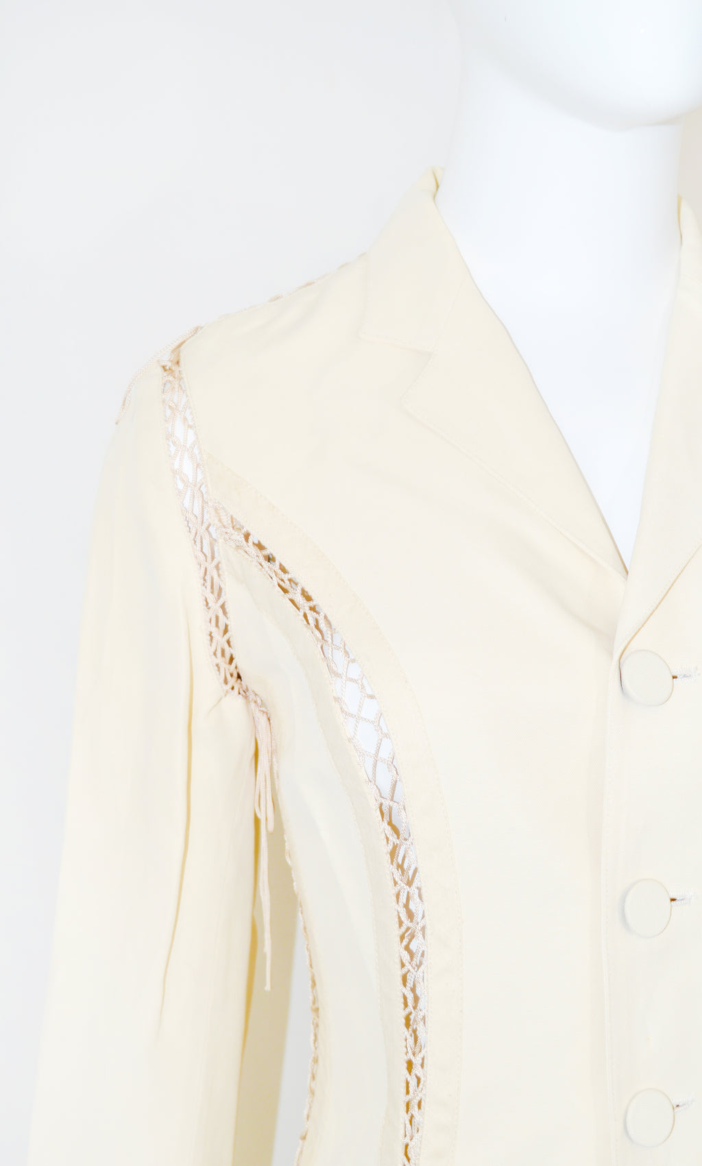 JEAN PAUL GAULTIER SS 1994 Lace Up Jacket