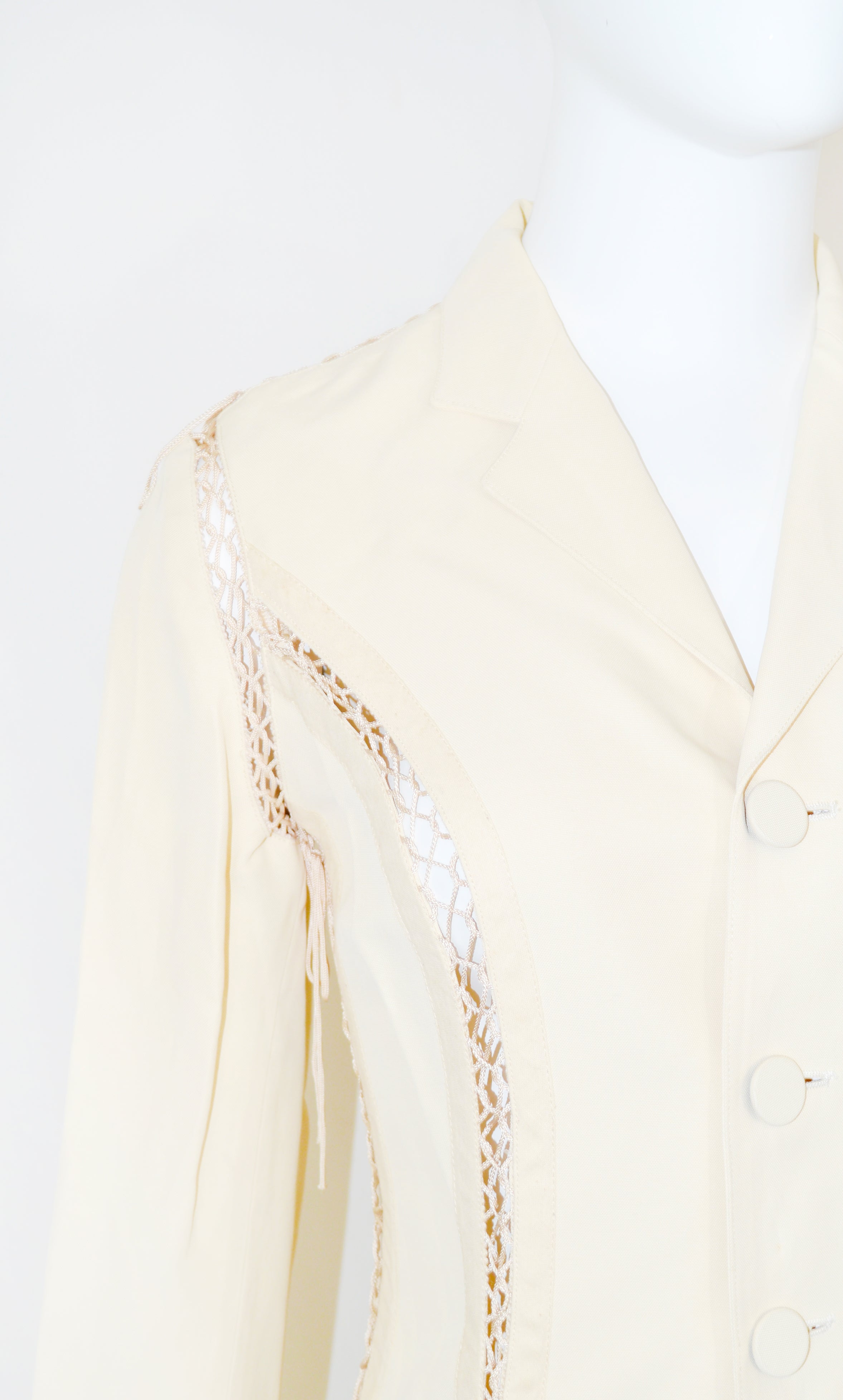 JEAN PAUL GAULTIER SS 1994 Lace Up Jacket