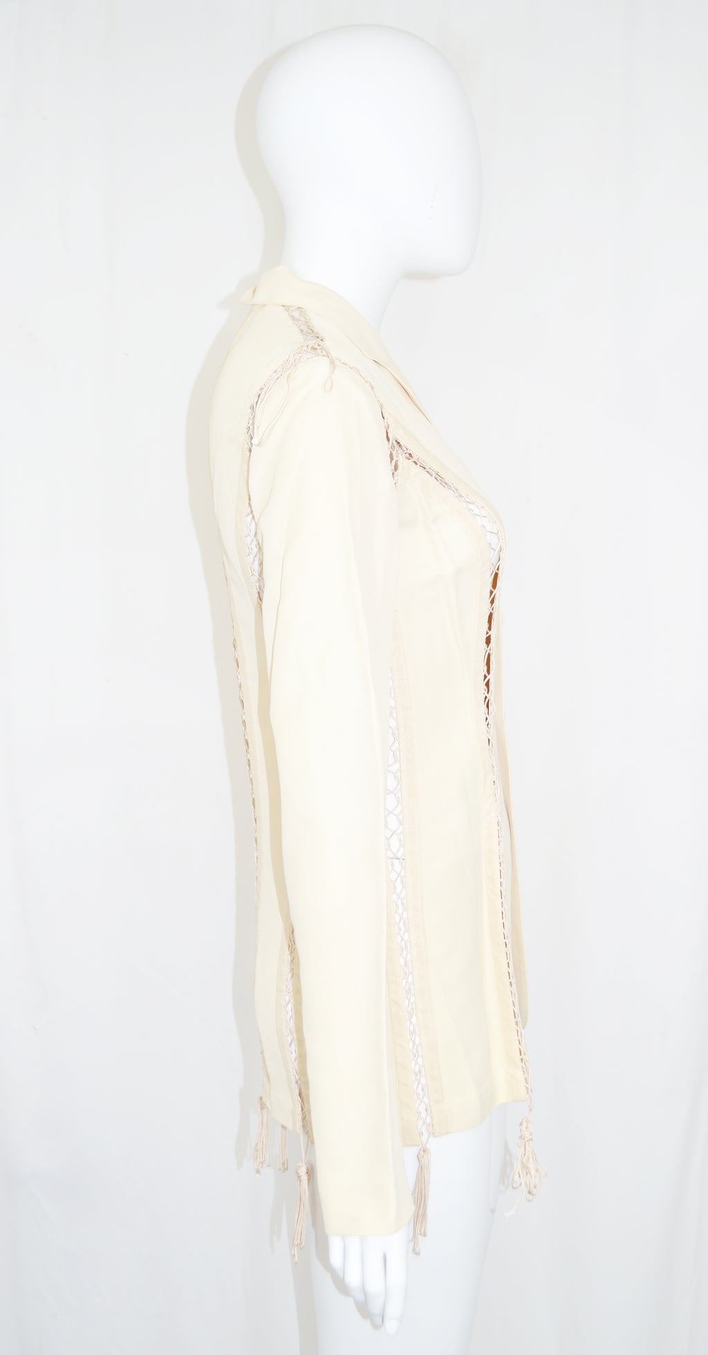JEAN PAUL GAULTIER SS 1994 Lace Up Jacket