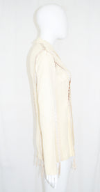 JEAN PAUL GAULTIER SS 1994 Lace Up Jacket